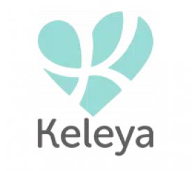 Das Keleya Logo in türkis 