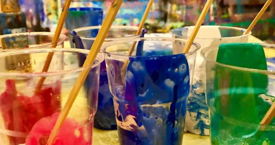 Workshop: Me Time - ACRYL-POURING TECHNIK | Erwachsene | Oberbilk