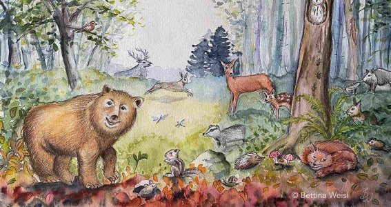 Wochenend-Workshop:Aquarellkurs – Der Wald erwacht | 6  - 17 Jahre | Au-Haidhausen