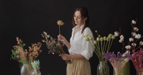 Day Workshop: Trockenblumenbouquet | Erwachsene | Niederkassel