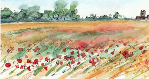 Wochenend-Workshop: Aquarell-Frühlingslandschaft | Erwachsene | Au-Haidhausen