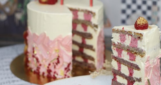 Backkurs: Happy Birthday-Himbeeren-Traum | Erwachsene | Online