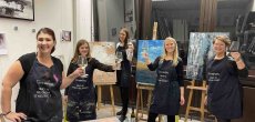 Wine & Art - Malworkshop mit Weinbegleitung | 16  - 99 Jahre | Schwabing-Freimann